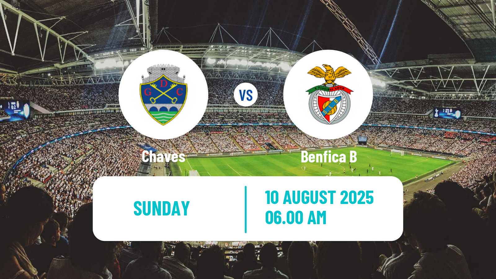 Soccer Portuguese Liga 2 Chaves - Benfica B