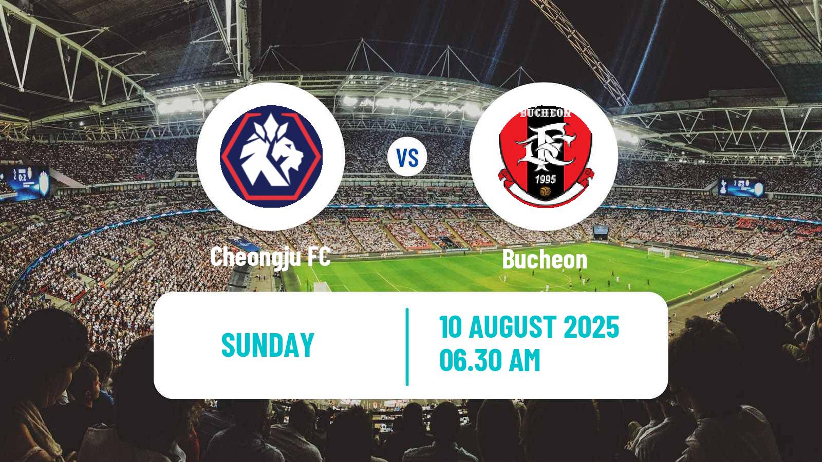 Soccer South Korean K-League 2 Cheongju - Bucheon