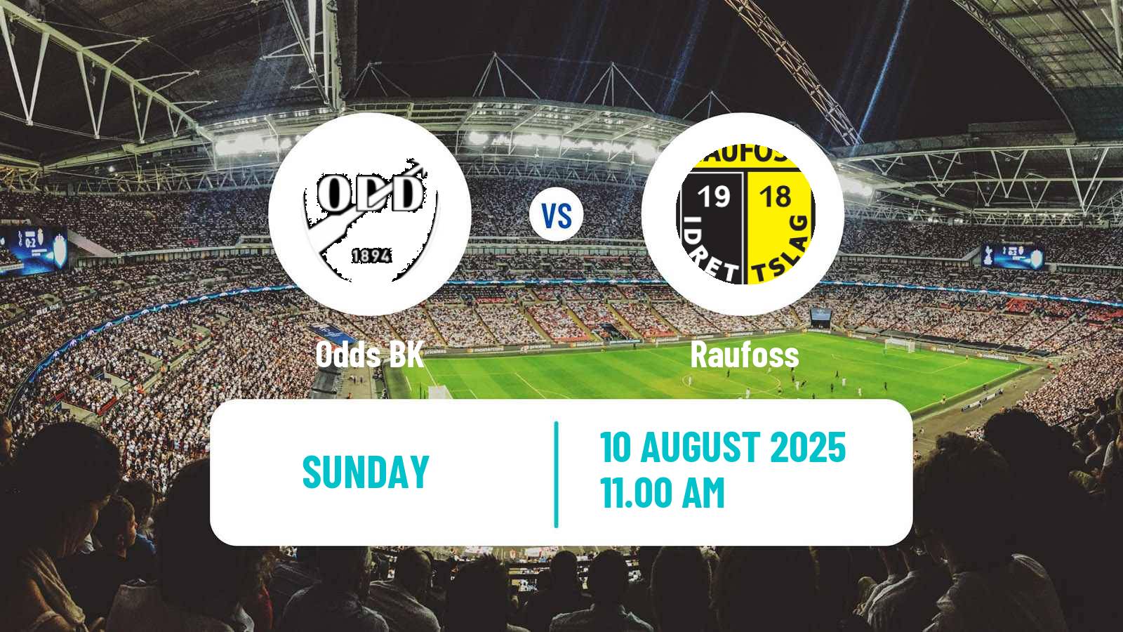 Soccer Norwegian Adeccoligaen Odd - Raufoss
