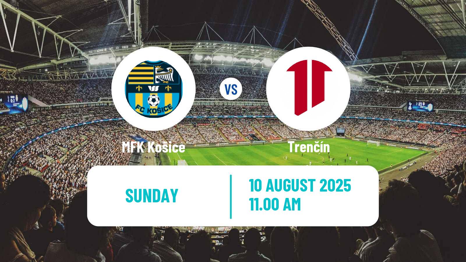 Soccer Slovak Superliga MFK Košice - Trenčín