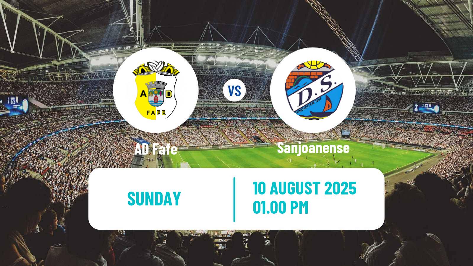 Soccer Portuguese Liga 3 Fafe - Sanjoanense