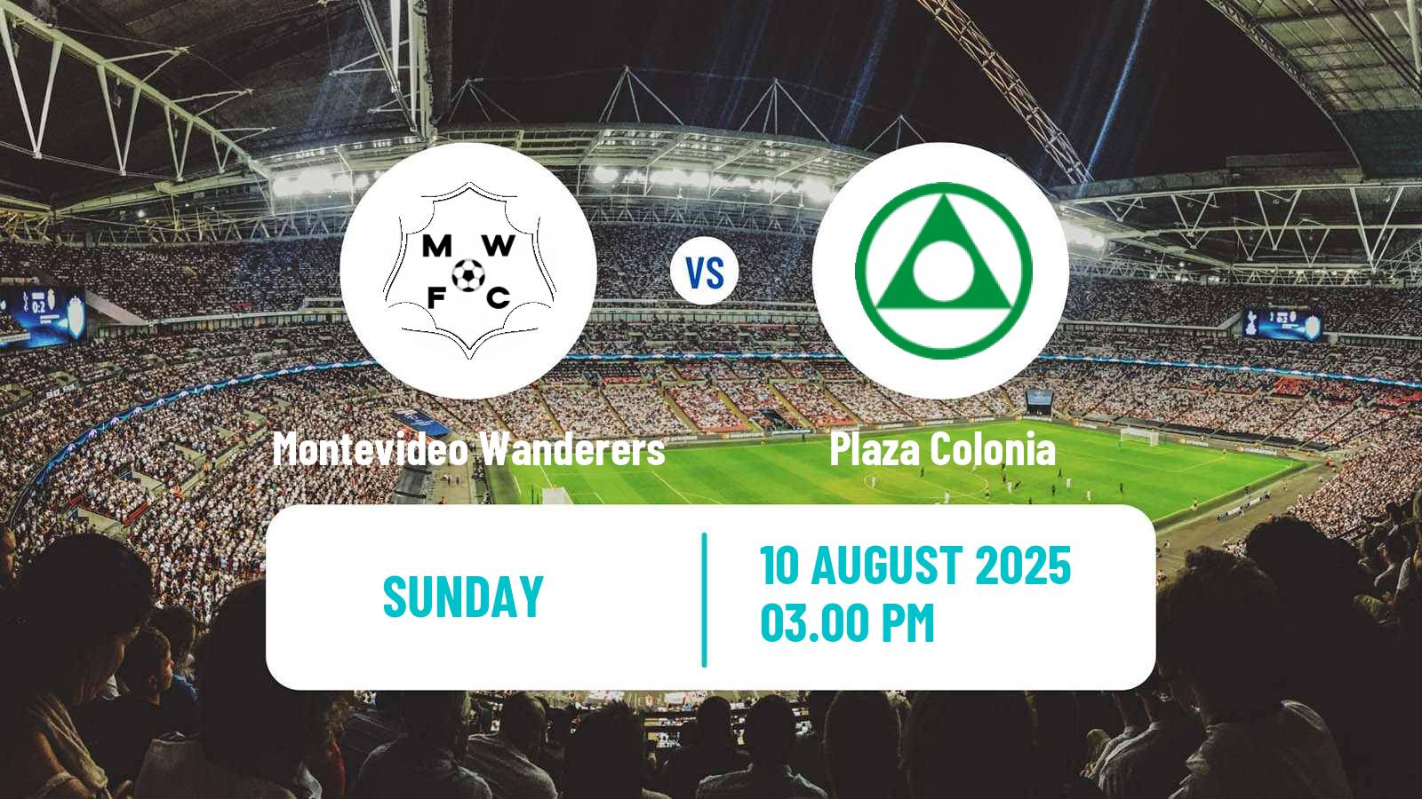 Soccer Uruguayan Primera Division Montevideo Wanderers - Plaza Colonia