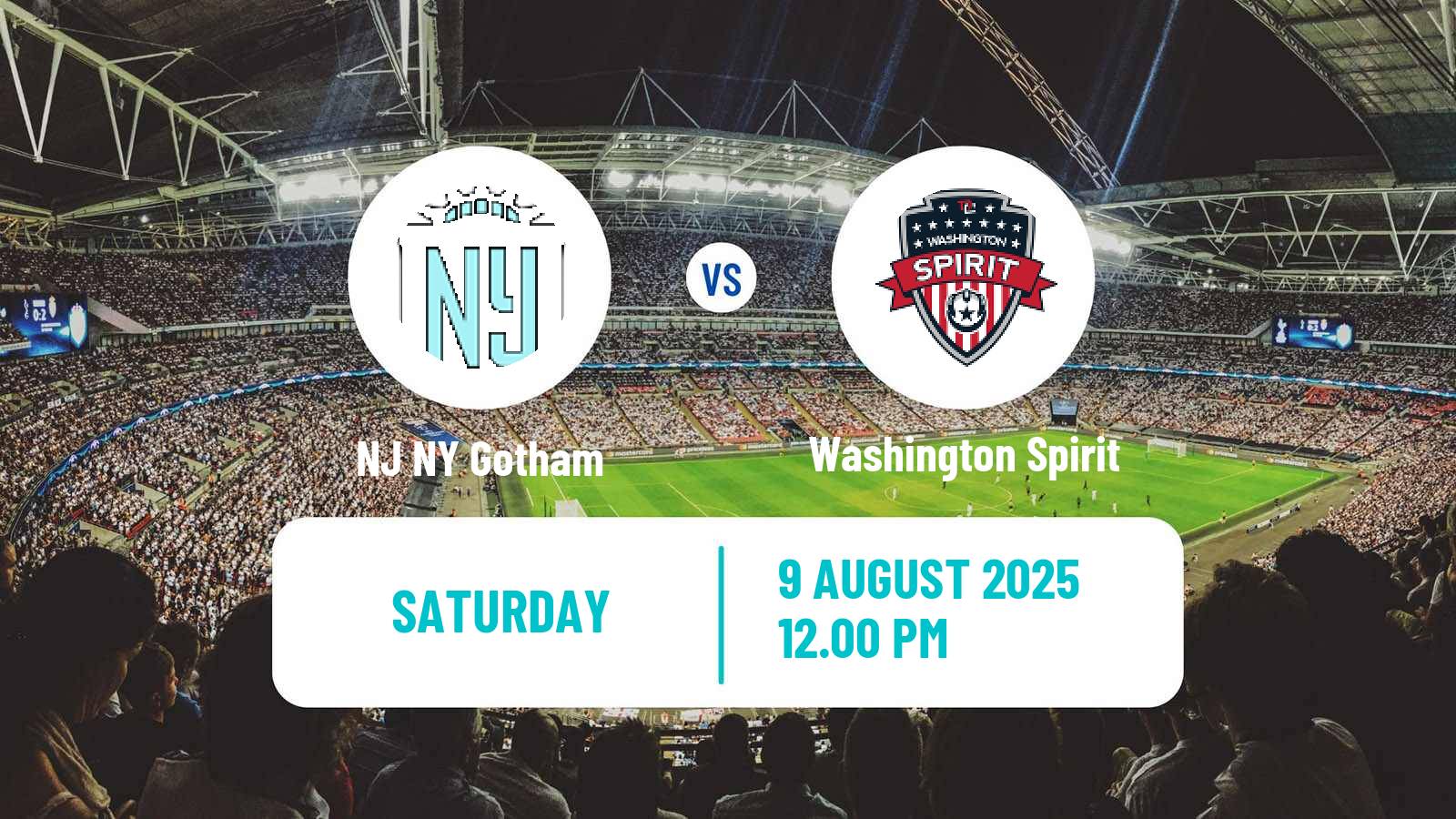 Soccer NWSL NJ NY Gotham - Washington Spirit