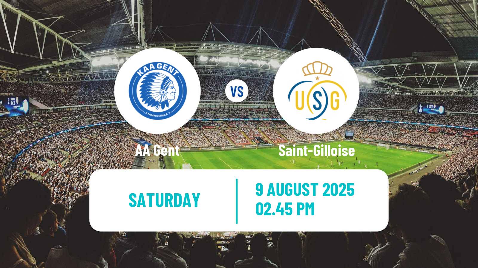 Soccer Belgian Jupiler Pro League Gent - Saint-Gilloise