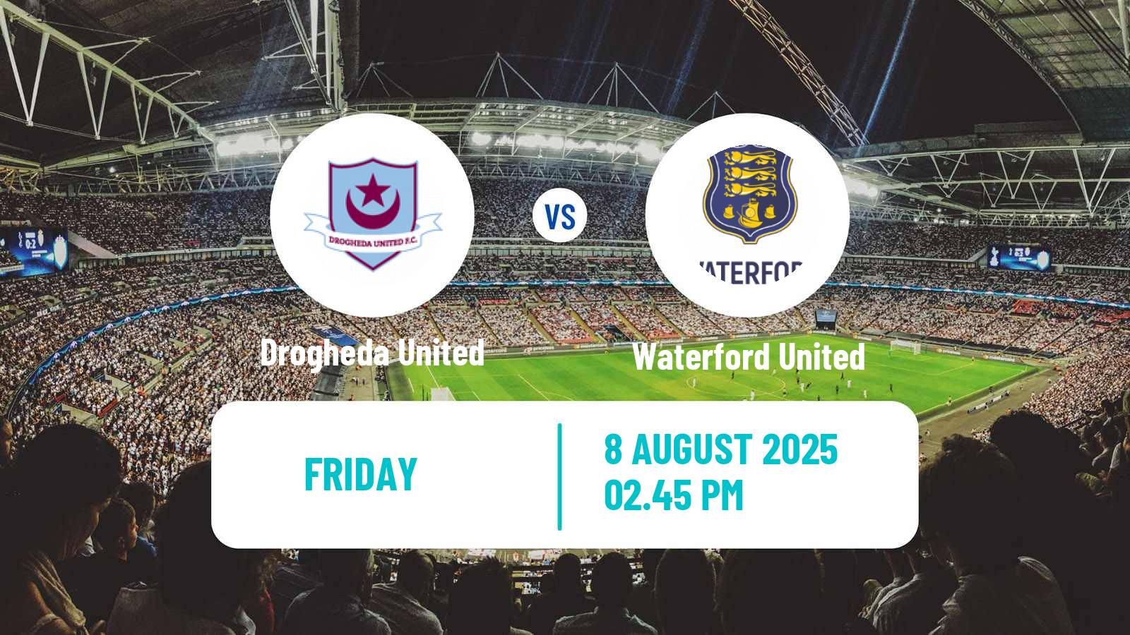 Soccer Irish Premier Division Drogheda United - Waterford United