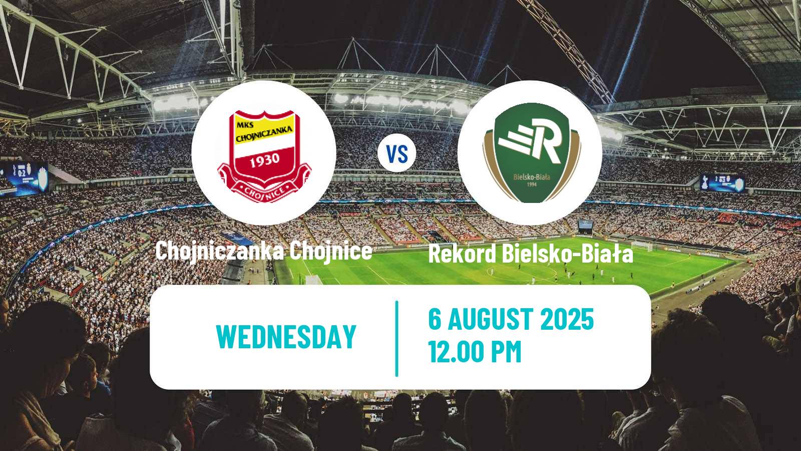 Soccer Polish Cup Chojniczanka Chojnice - Rekord Bielsko-Biała
