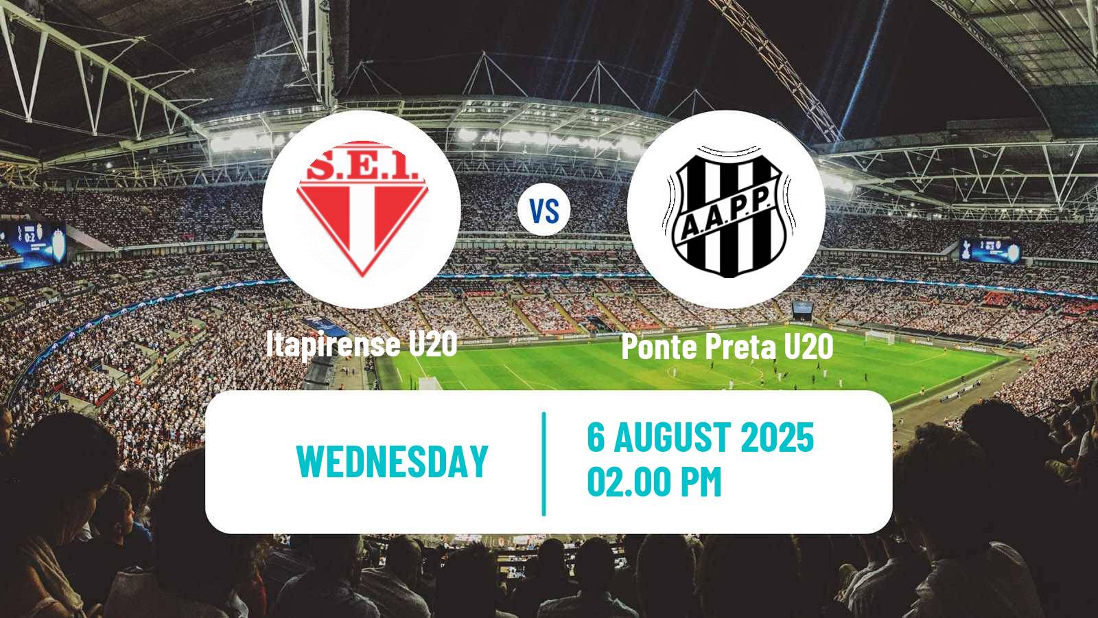 Soccer Brazilian Paulista U20 Itapirense U20 - Ponte Preta U20