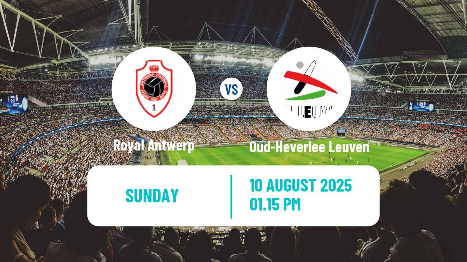 Soccer Belgian Jupiler Pro League Royal Antwerp - Oud-Heverlee Leuven