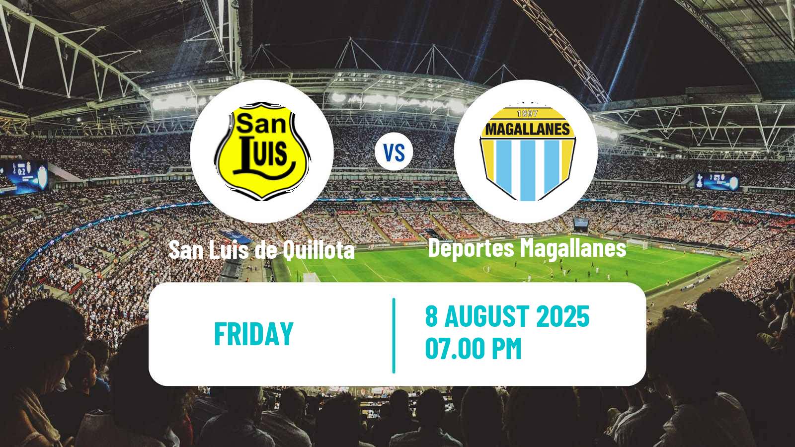 Soccer Chilean Primera B San Luis de Quillota - Deportes Magallanes