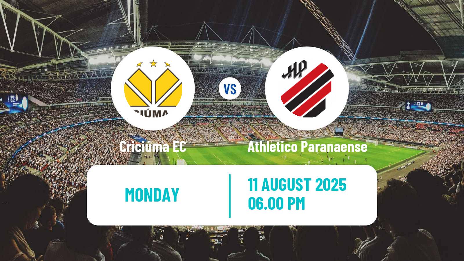 Soccer Brazilian Serie B Criciúma - Athletico Paranaense