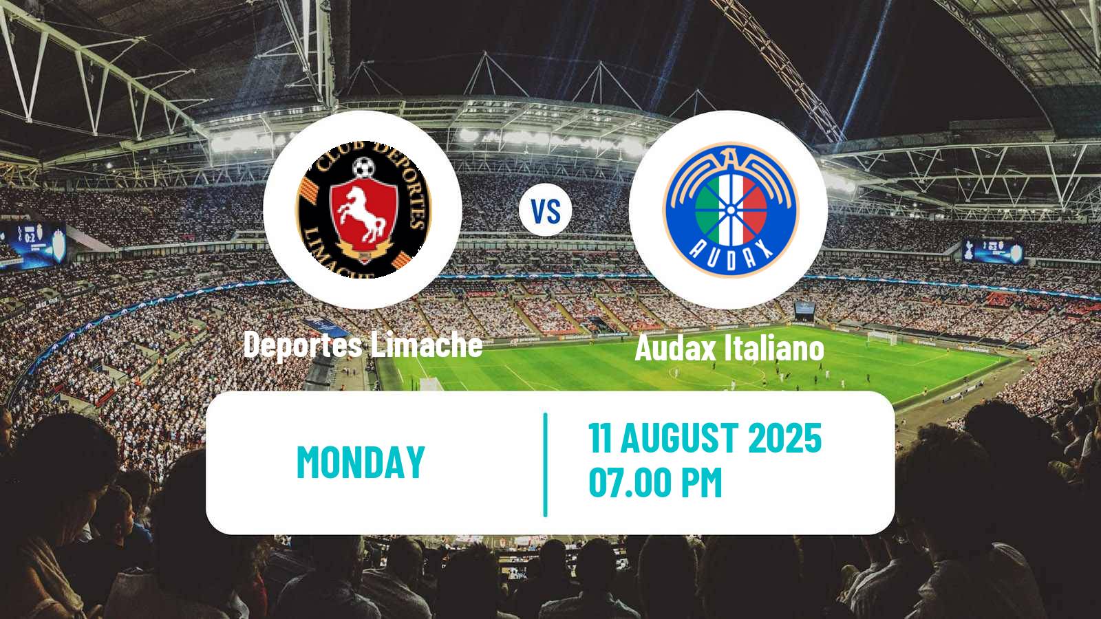 Soccer Chilean Primera Division Deportes Limache - Audax Italiano