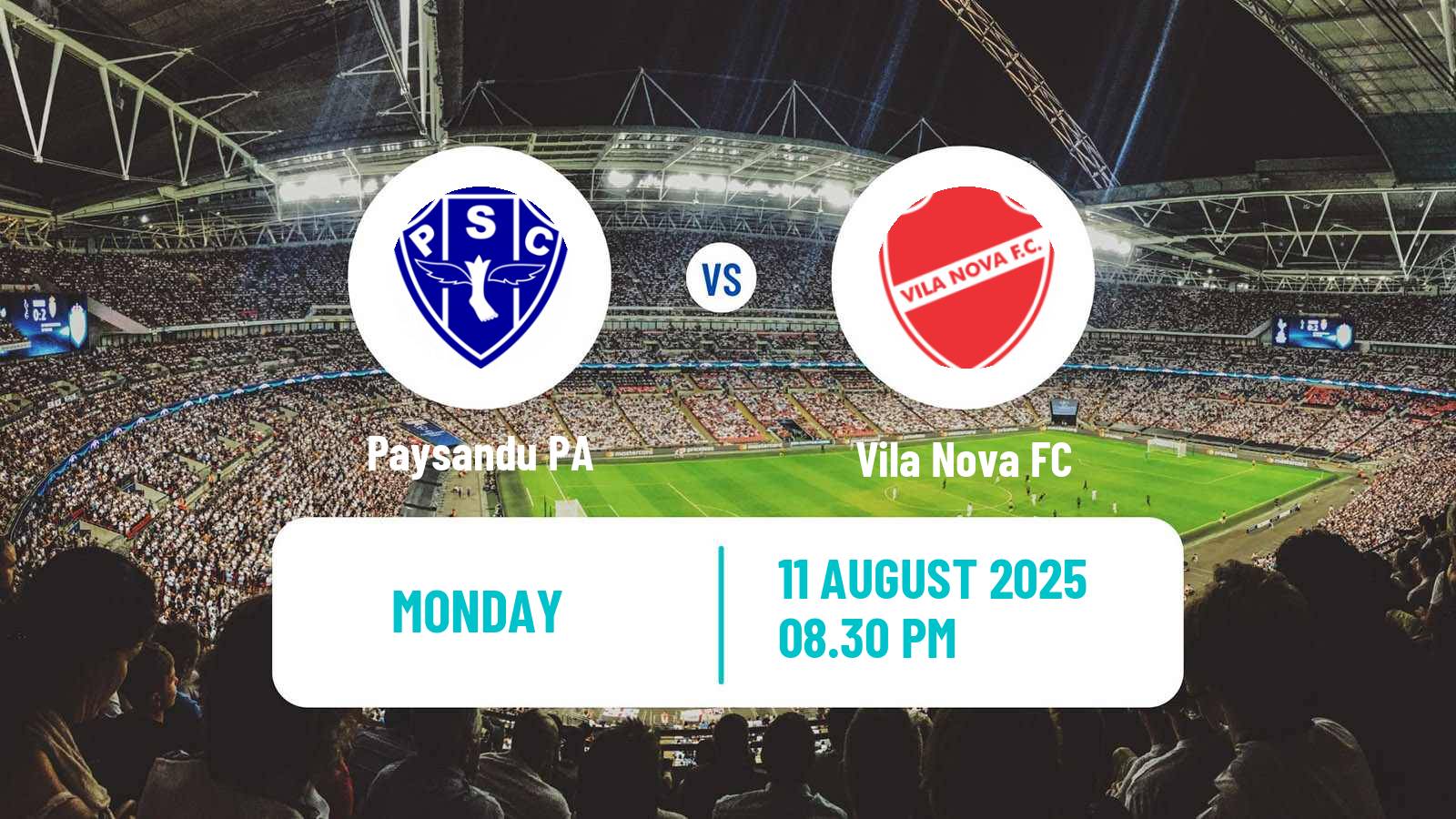 Soccer Brazilian Serie B Paysandu - Vila Nova