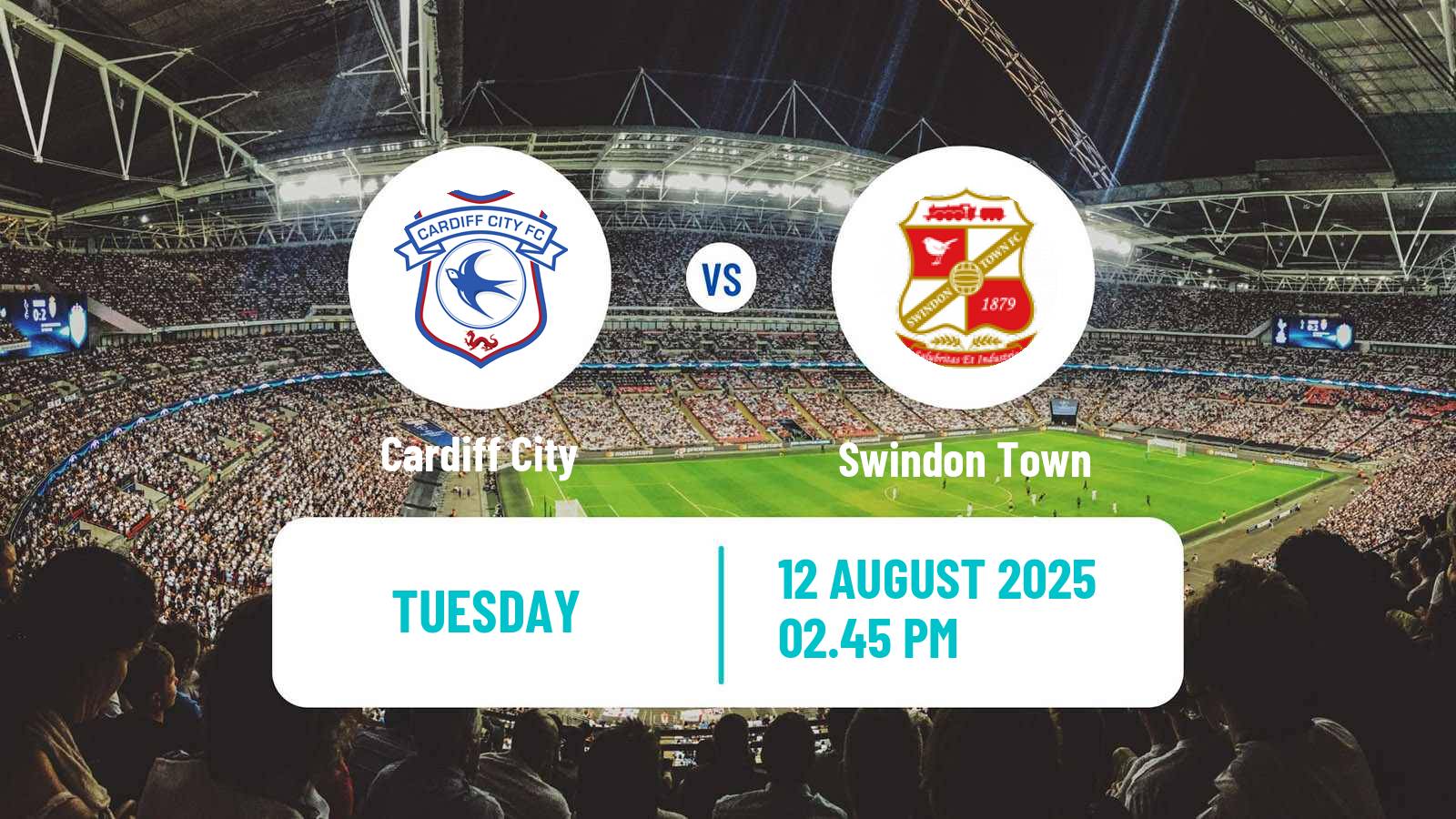 Soccer English League Cup Cardiff City - Swindon Town