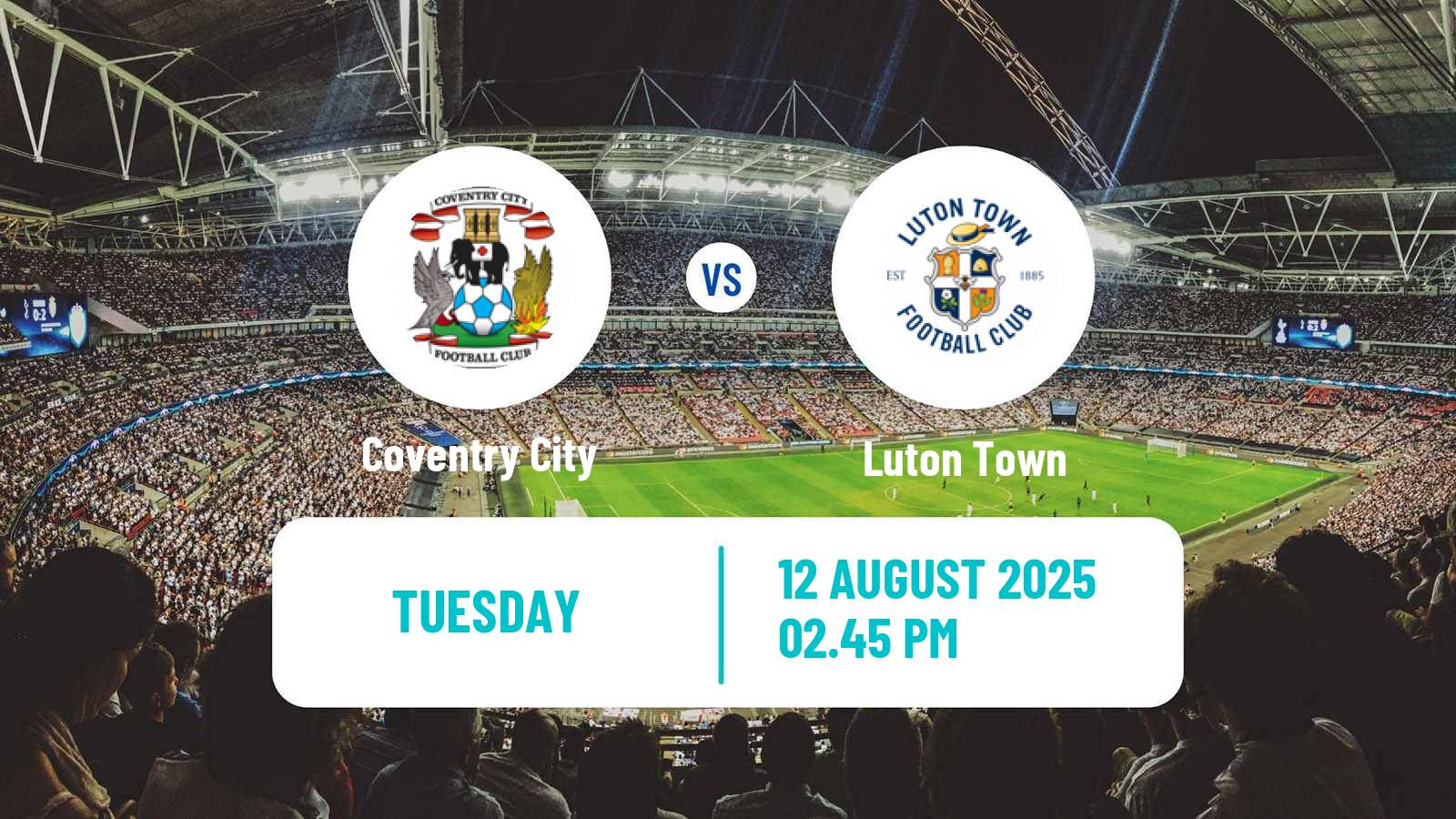 Soccer English League Cup Coventry City - Luton Town