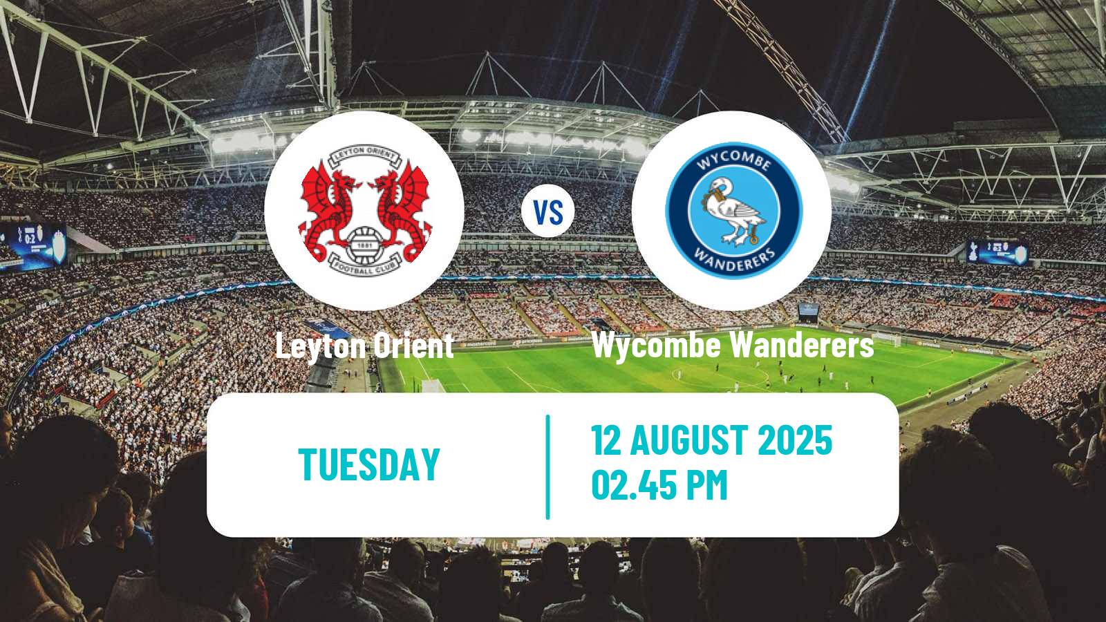 Soccer English League Cup Leyton Orient - Wycombe Wanderers