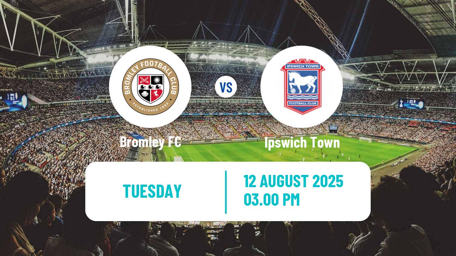 Soccer English League Cup Bromley - Ipswich Town