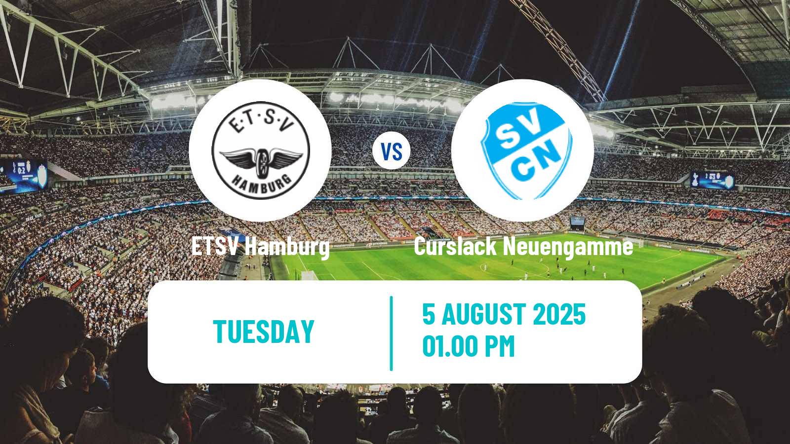 Soccer German Oberliga Hamburg ETSV Hamburg - Curslack Neuengamme