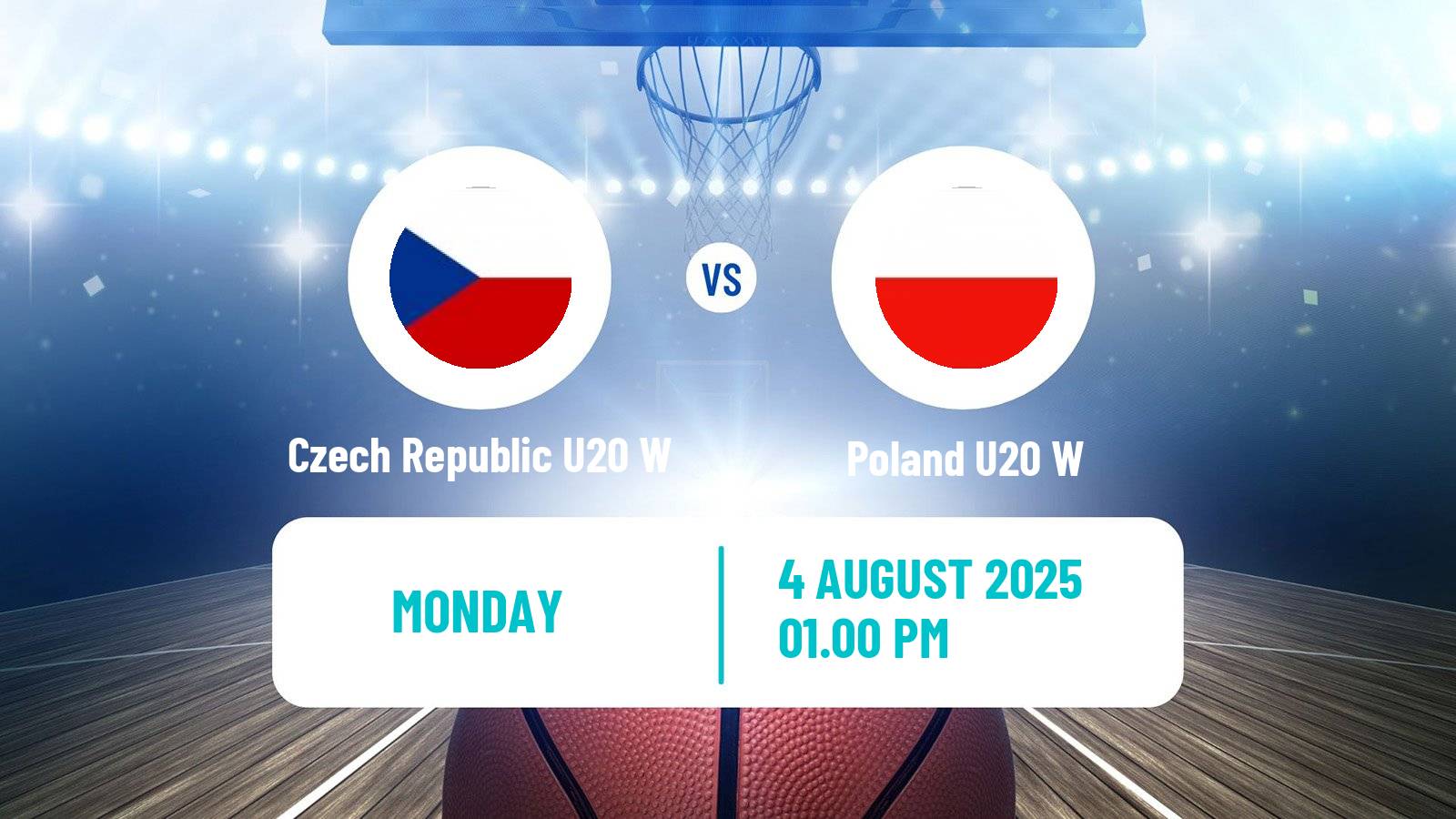 Basketball European Championship U20 Basketball Women Czech Republic U20 W - Poland U20 W