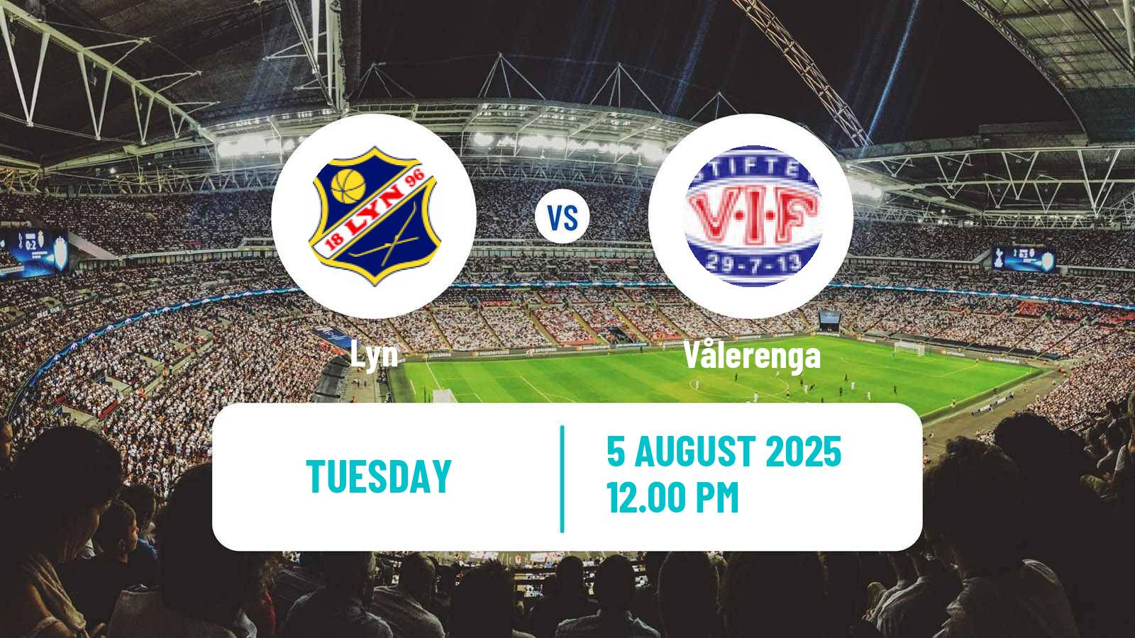 Soccer Norwegian Toppserien Women Lyn - Vålerenga