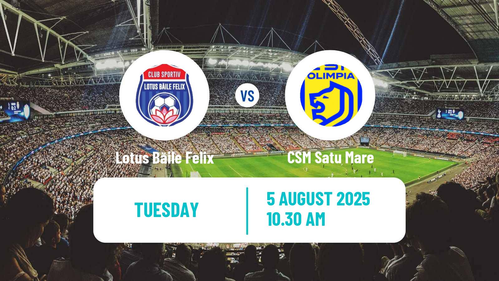 Soccer Romanian Cup Lotus Băile Felix - CSM Satu Mare