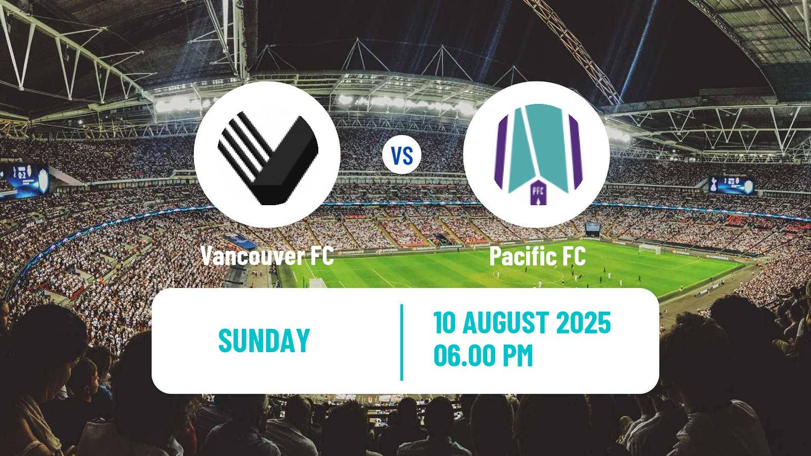 Soccer Canadian Premier League Vancouver FC - Pacific FC