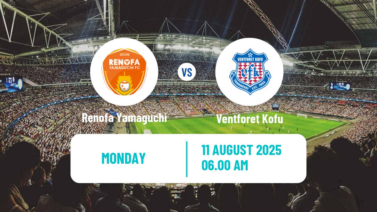 Soccer Japan J2 League Renofa Yamaguchi - Ventforet Kofu