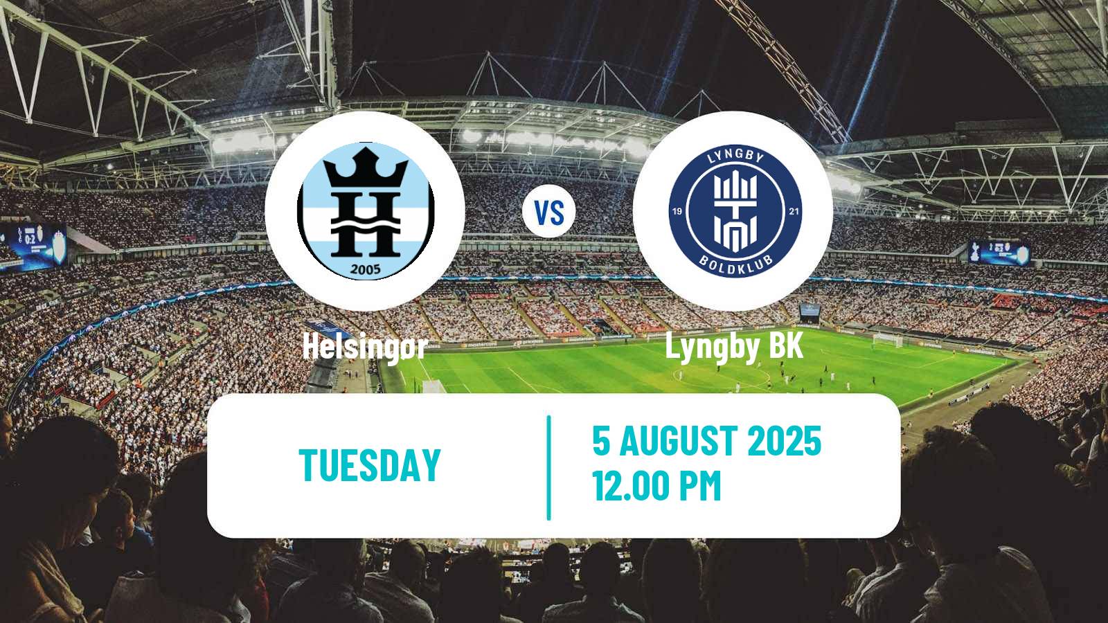 Soccer Danish Landspokal Cup Helsingør - Lyngby BK