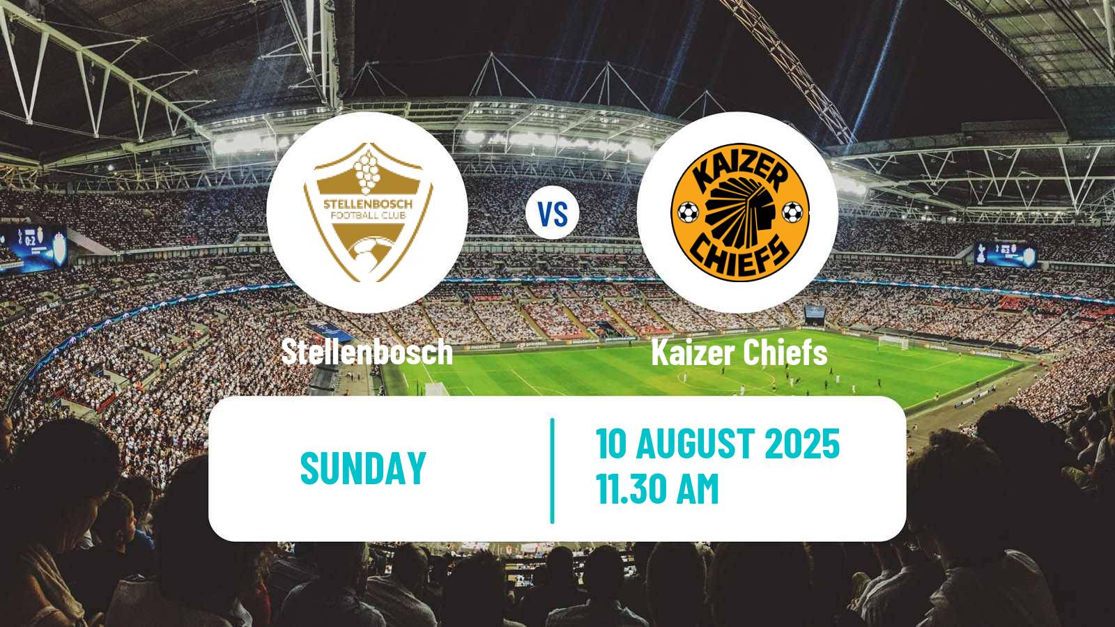 Soccer South African Premier Soccer League Stellenbosch - Kaizer Chiefs