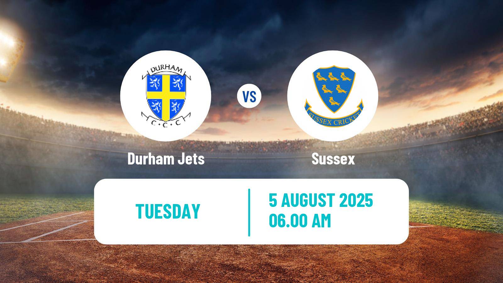 Cricket Royal London One-Day Cup Durham - Sussex