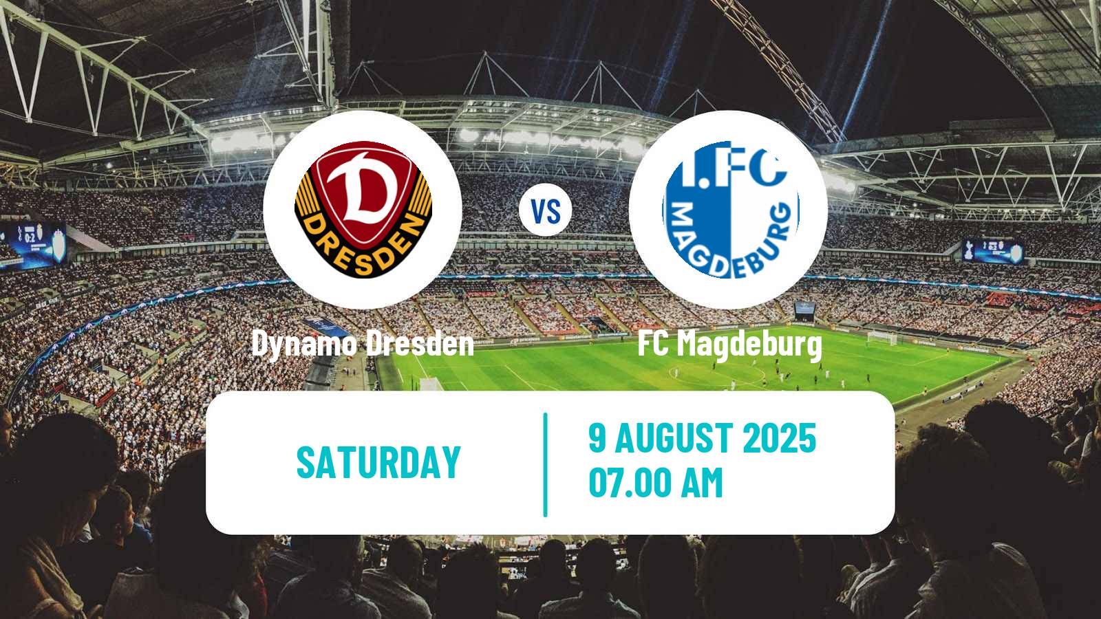 Soccer German 2 Bundesliga Dynamo Dresden - Magdeburg