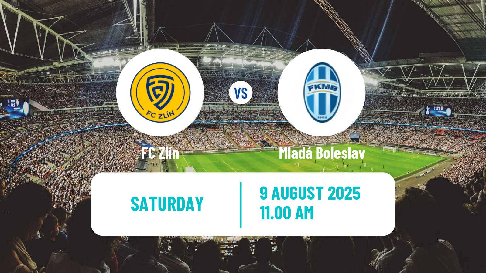 Soccer Czech 1 Liga Zlín - Mladá Boleslav