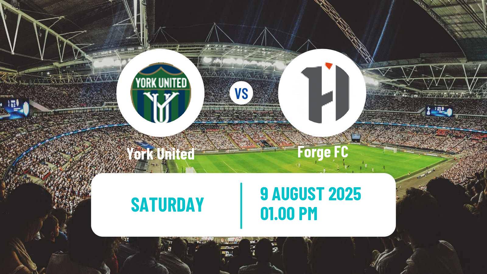 Soccer Canadian Premier League York United - Forge