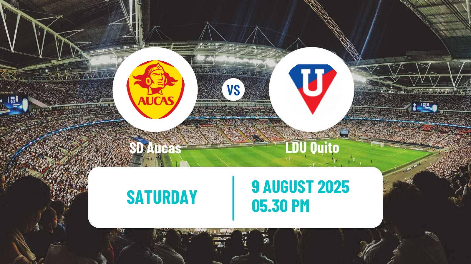Soccer Ecuadorian Liga Pro SD Aucas - LDU Quito