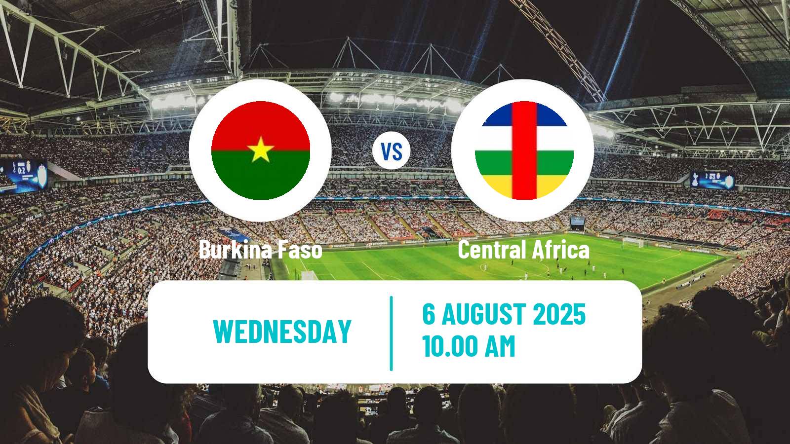 Soccer African Nations Championship Burkina Faso - Central Africa