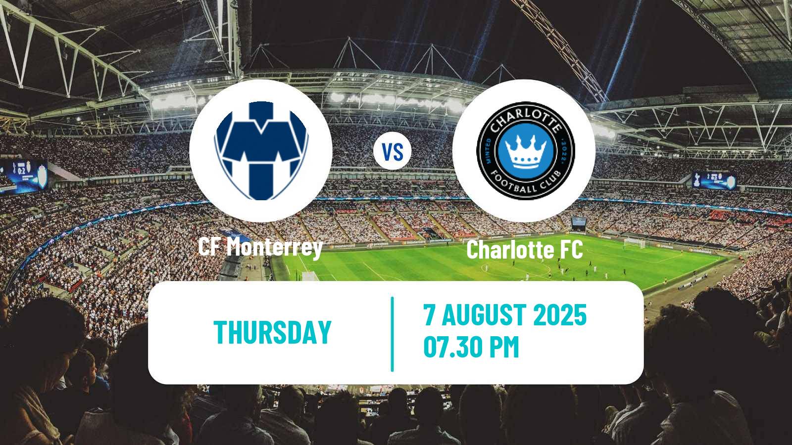 Soccer CONCACAF League Cup Monterrey - Charlotte