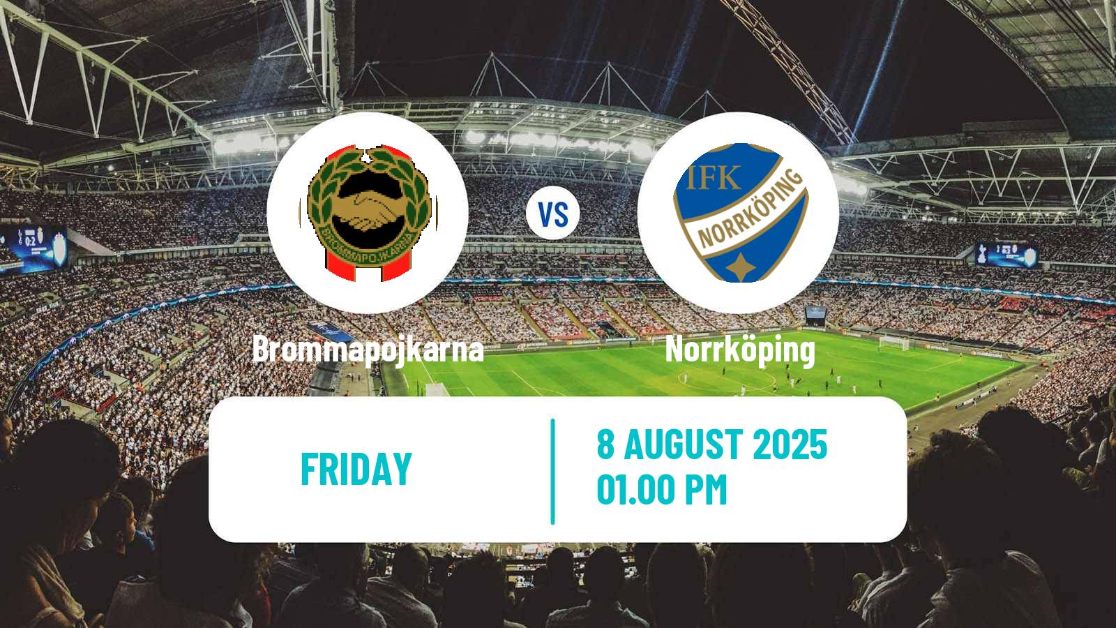 Soccer Swedish Allsvenskan Women Brommapojkarna - Norrköping