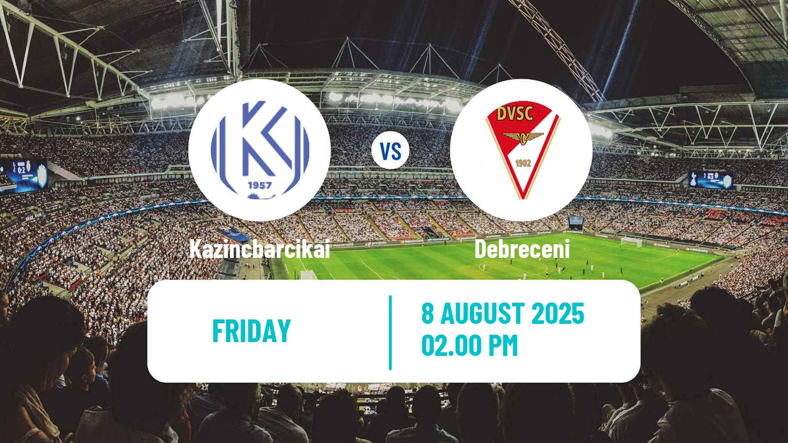 Soccer Hungarian NB I Kazincbarcikai - Debreceni