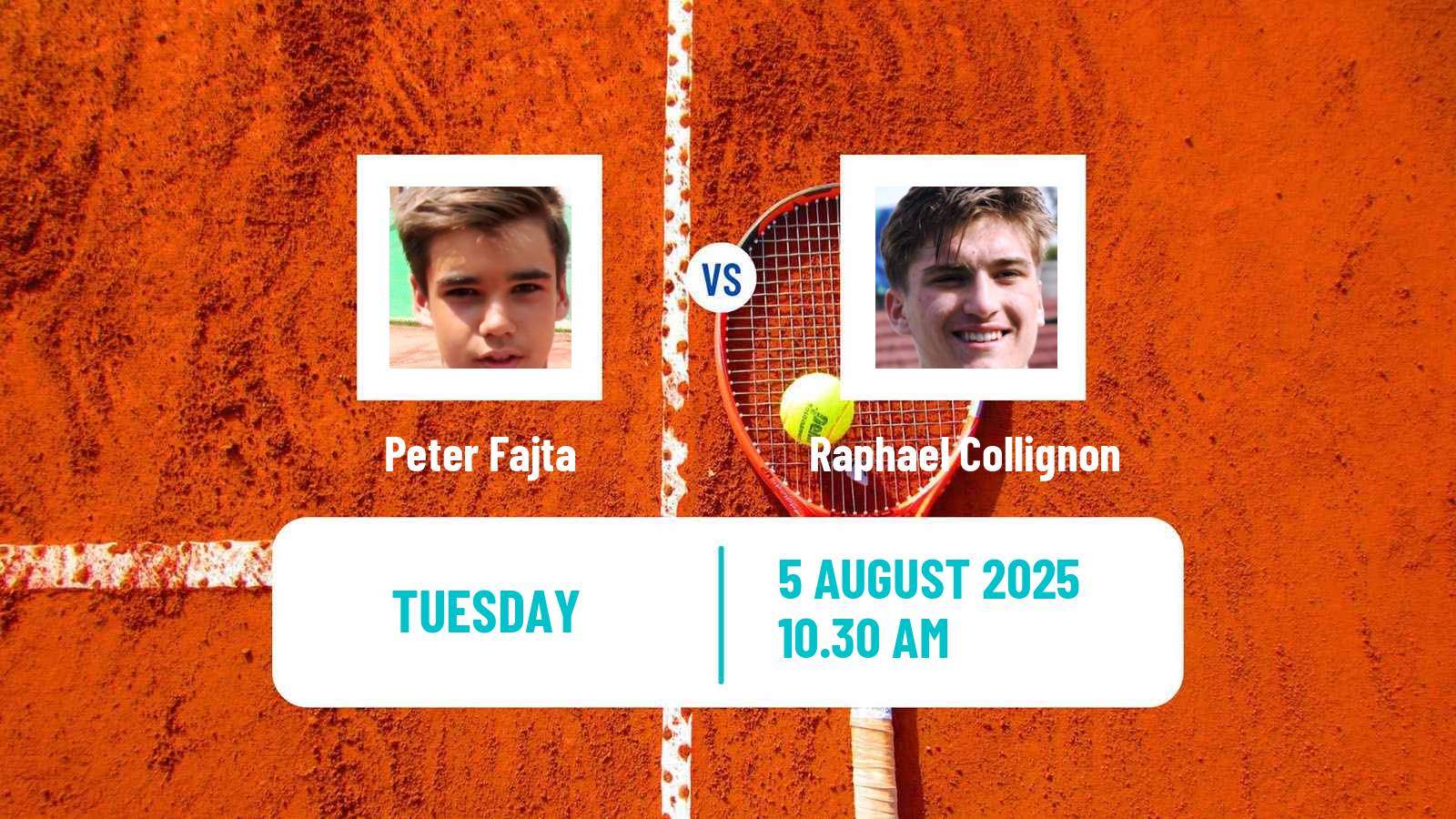 Tennis Bonn Challenger Men Peter Fajta - Raphael Collignon