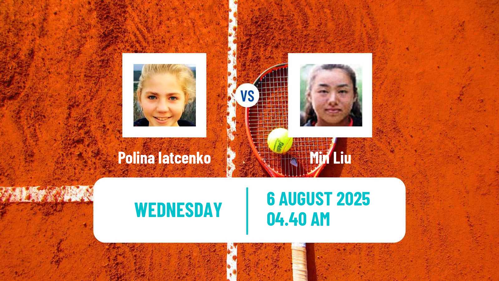 Tennis ITF W50 Ourense Women Polina Iatcenko - Min Liu