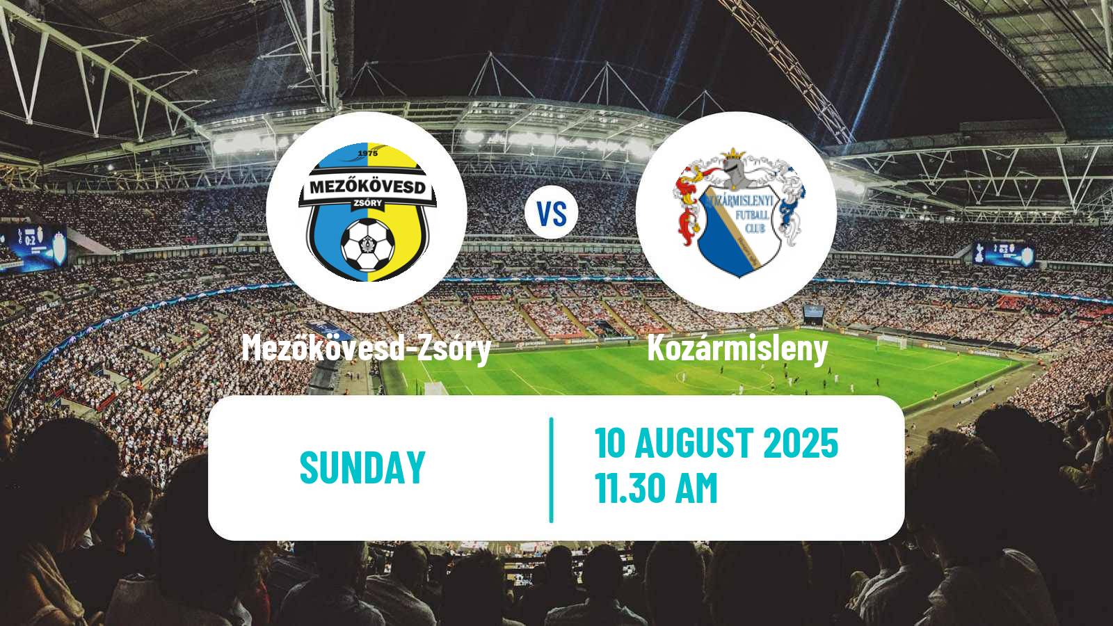 Soccer Hungarian NB II Mezőkövesd-Zsóry - Kozármisleny