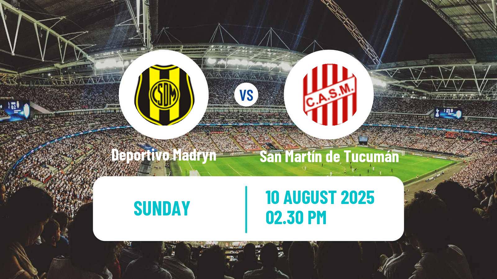 Soccer Argentinian Primera Nacional Deportivo Madryn - San Martín de Tucumán