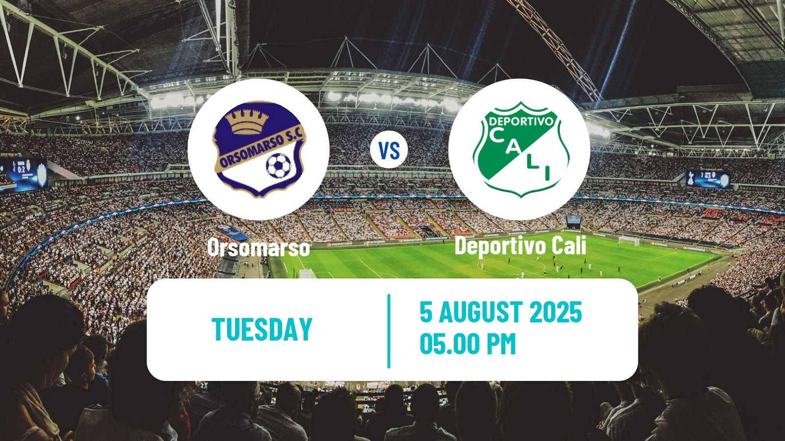Soccer Colombian Liga Women Orsomarso - Deportivo Cali