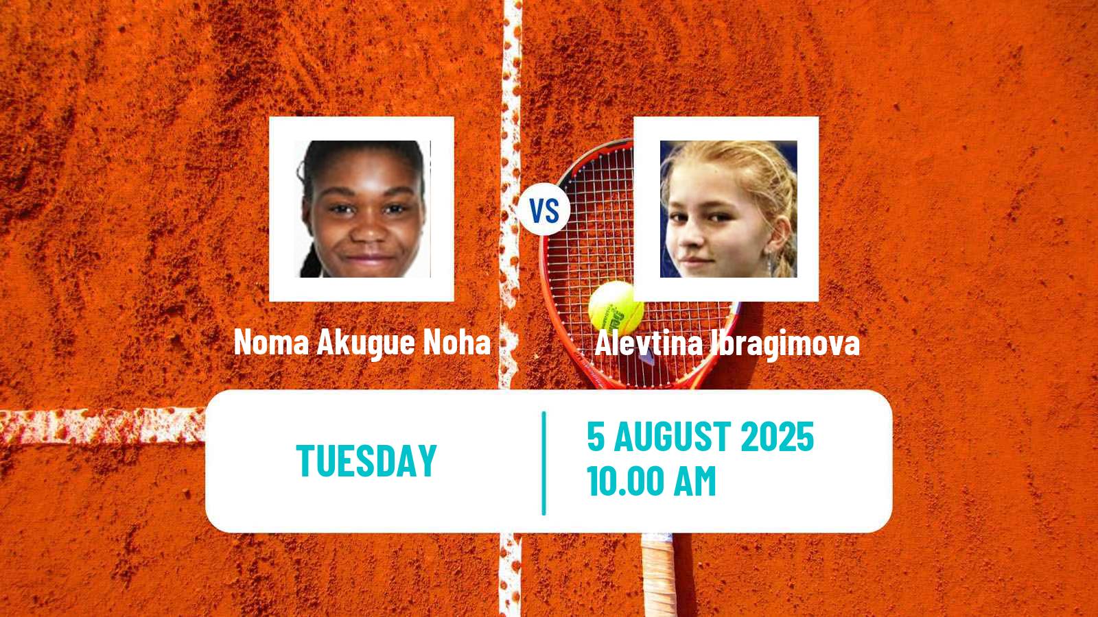 Tennis ITF W50 H Leipzig Women Noma Akugue Noha - Alevtina Ibragimova