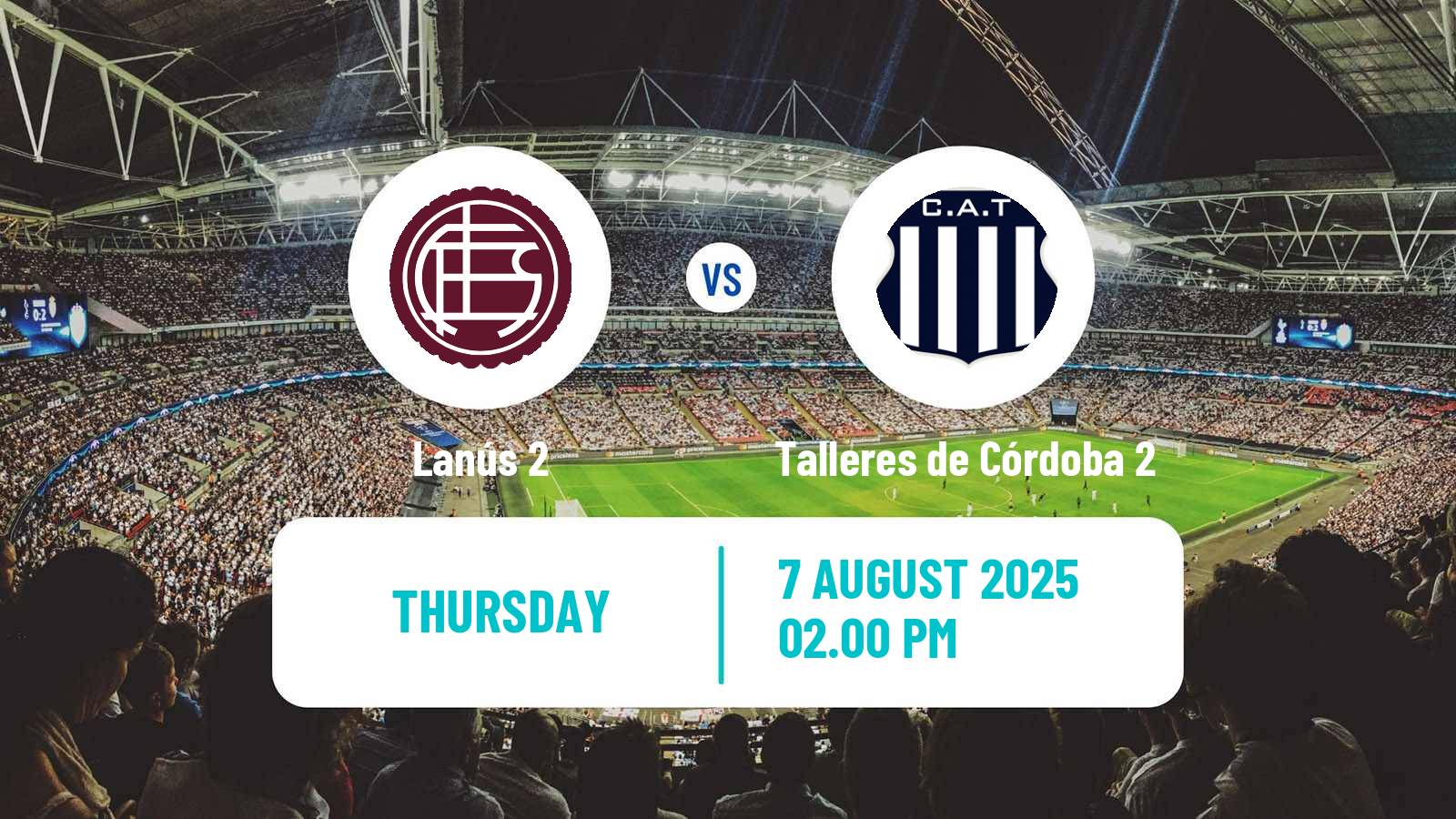 Soccer Argentinian Reserve League Lanús 2 - Talleres de Córdoba 2