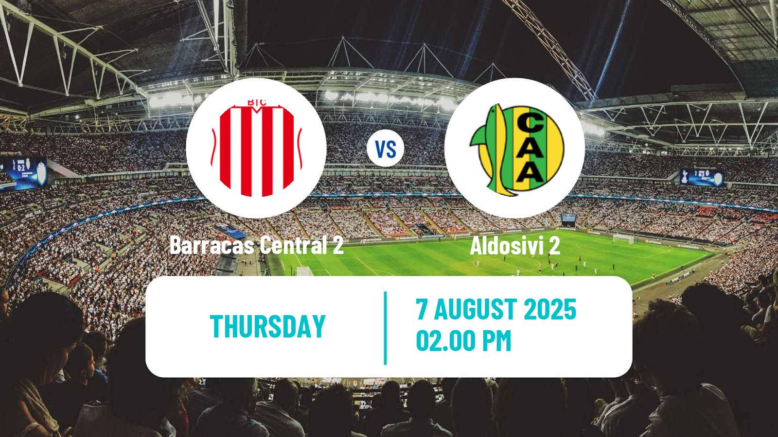 Soccer Argentinian Reserve League Barracas Central 2 - Aldosivi 2