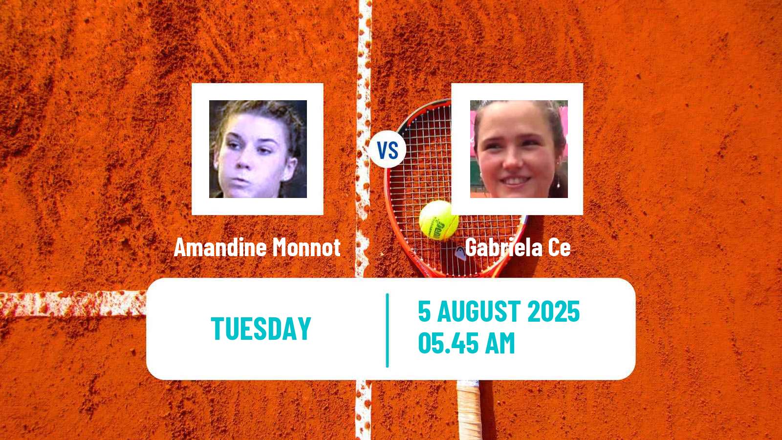 Tennis ITF W50 H Koksijde Women Amandine Monnot - Gabriela Ce