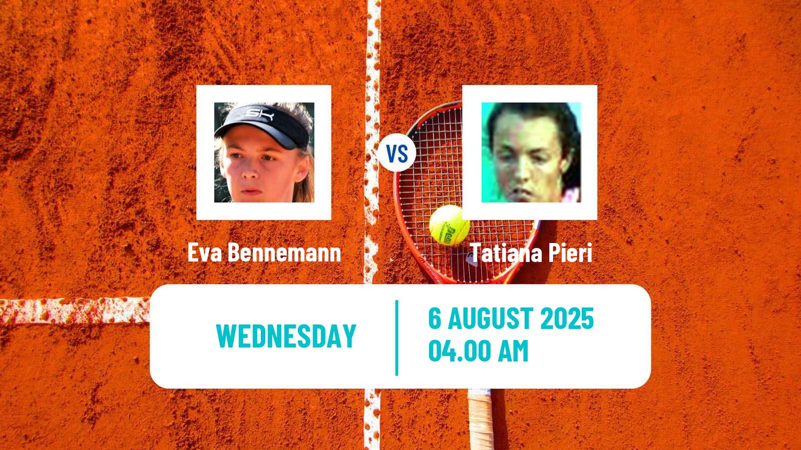 Tennis ITF W50 H Leipzig Women Eva Bennemann - Tatiana Pieri