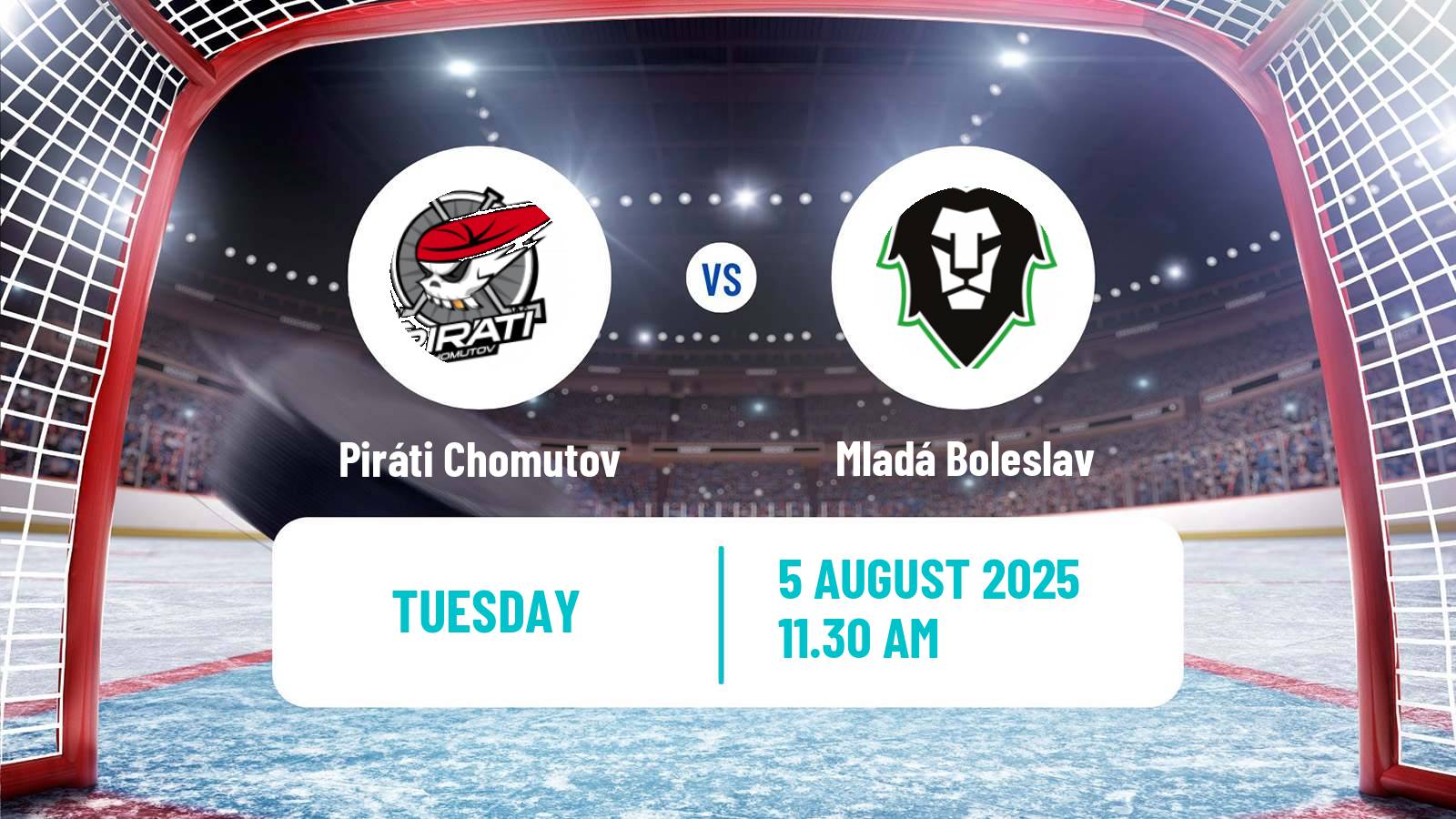Hockey Club Friendly Ice Hockey Piráti Chomutov - Mladá Boleslav