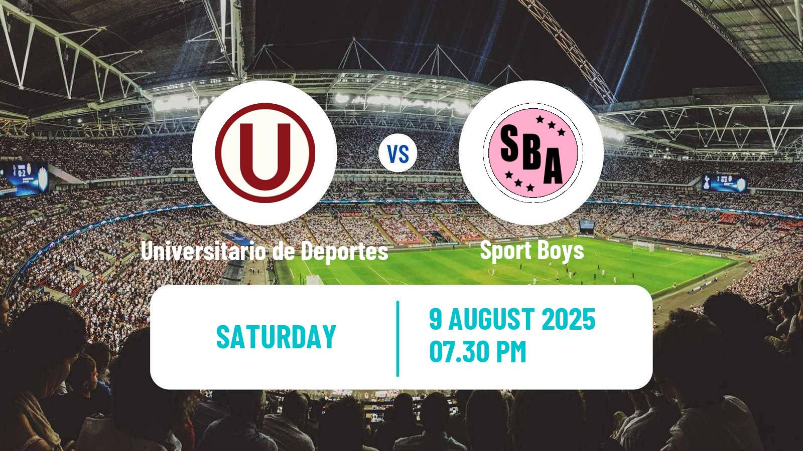 Soccer Peruvian Liga 1 Universitario de Deportes - Sport Boys