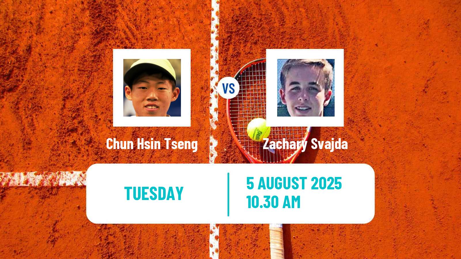Tennis ATP Cincinnati Chun Hsin Tseng - Zachary Svajda